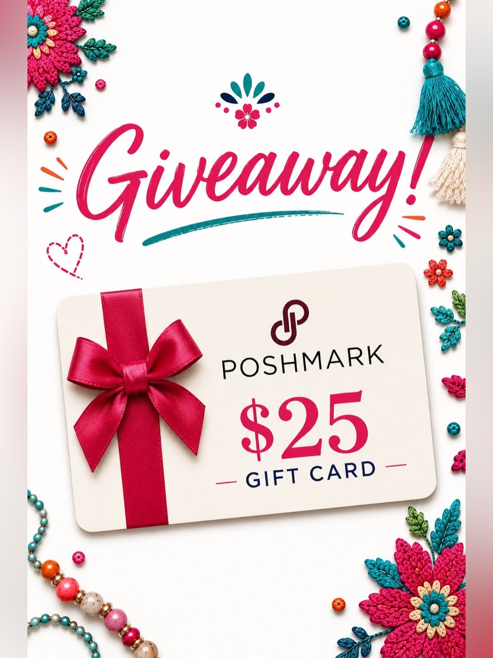 $25 Poshmark Gift Card Giveaway